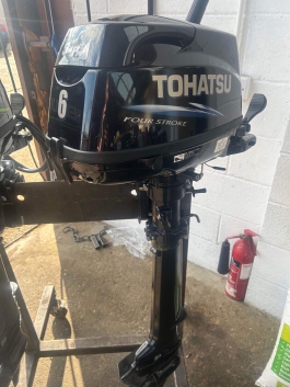 2012 Model 6HP Tohatsu MFS6C 4 Stroke Long Shaft Sail Pro Outboard with ...