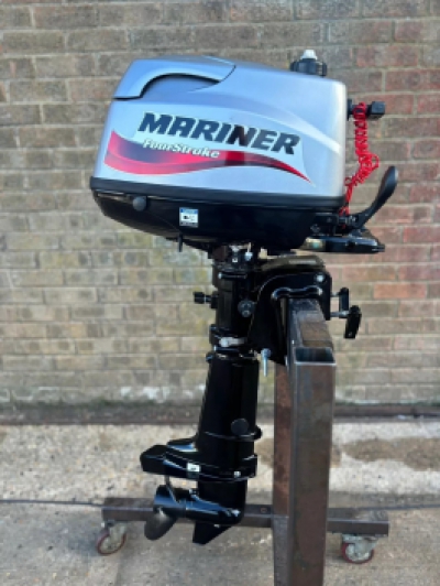 2024 MARINER 6HP Short Shaft 4 Stroke Tiller F6M Outboard Serviced 9.5 Hours image