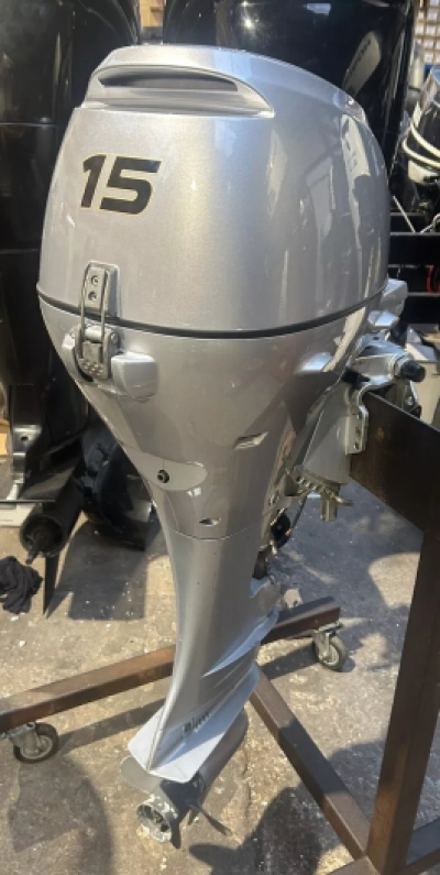 15HP HONDA BF15D Long Shaft Electric Start 4 Stroke Outboard Fully Serviced with Remotes image