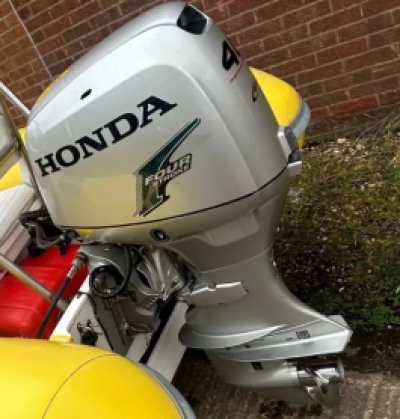 2008 HONDA 40HP EFi Long Shaft Power Trim Outboard 147hrs Fully Serviced with Remotes & Gauges image