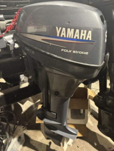 8HP YAMAHA F8C LONG SHAFT Tiller Control 4 Stroke Serviced OUTBOARD (2004) image