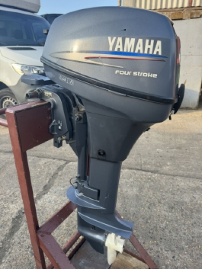 2004 8HP YAMAHA F8C LONG SHAFT 4 Stroke Serviced OUTBOARD with REMOTES & CABLES image