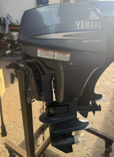 9.9HP YAMAHA F9.9F SHORT SHAFT 4 Stroke 2008 Model Outboard Fully Serviced with Remotes & Cables image