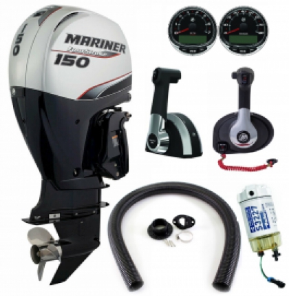 150HP Mariner F150 ELPT Long Shaft Power Trim EFi 4 Stroke Remote Control Outboard Motor  !! CLEARANCE SALE !! image