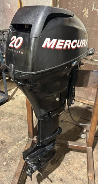 2011 MERCURY 20HP Long Shaft Power Tilt 4 Stroke Outboard Fully Serviced with Remotes image