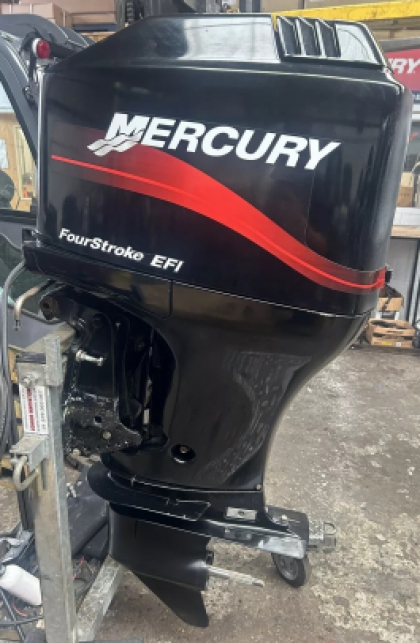 2004 MERCURY 115HP 4 Stroke EFi Power Trim & Tilt Outboard Fully Serviced with Remotes Low Hours image