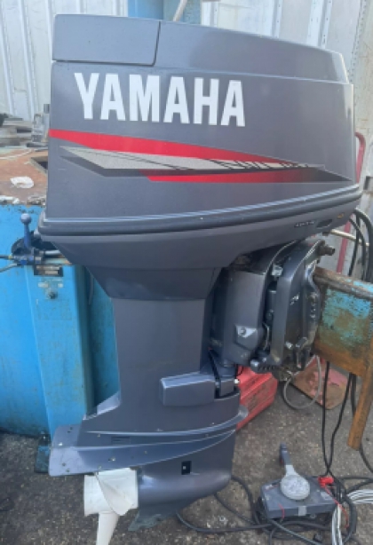  2007 YAMAHA 60HP 2 Stroke Long Shaft Power Trim Outboard Fully Serviced with Remotes image