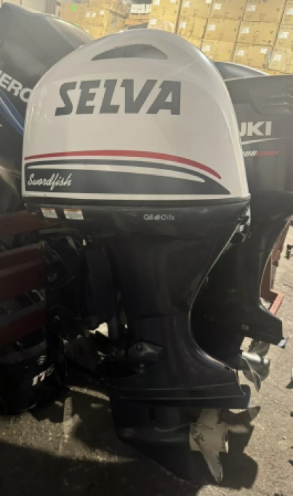 2021 SELVA SWORDFISH 80HP (DE RATED YAMAHA 130HP) 4 STROKE XL 25" F130A OUTBOARD Fully Serviced with Remotes & Gauges image