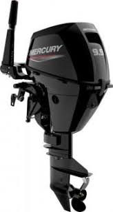 9.9HP Mercury F9.9ELH Electric Start Long Shaft 4 Stroke Tiller Control Outboard Motor with 12L Fuel Tank & Line image