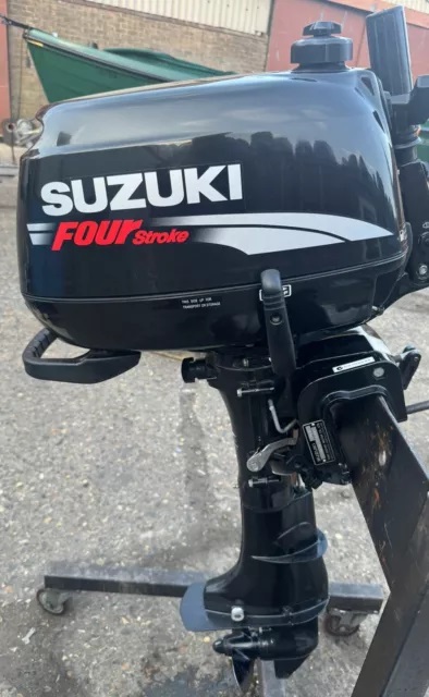 SUZUKI 4HP 4 STROKE Manual Start Short Shaft Tiller Control Outboard 2008 image